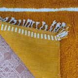 Handmade pure wool rug, size 100 x 200 cm