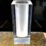 Plexiglas vase, 1970s