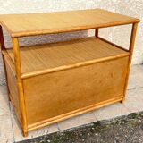 Vintage 80s Bamboo Sideboard