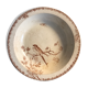 Hollow dish opaque porcelain gien provençal model