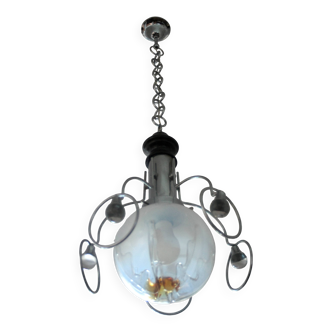 Vintage Mazzega chandelier from the 70s, Italy