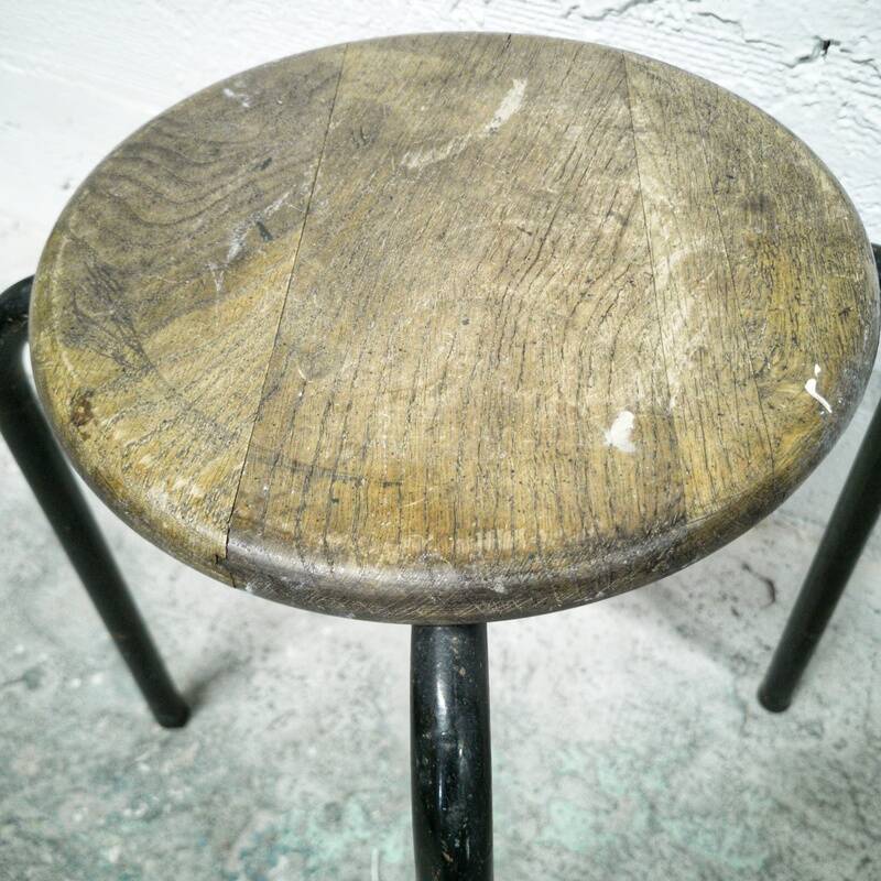 Industrial round stool
