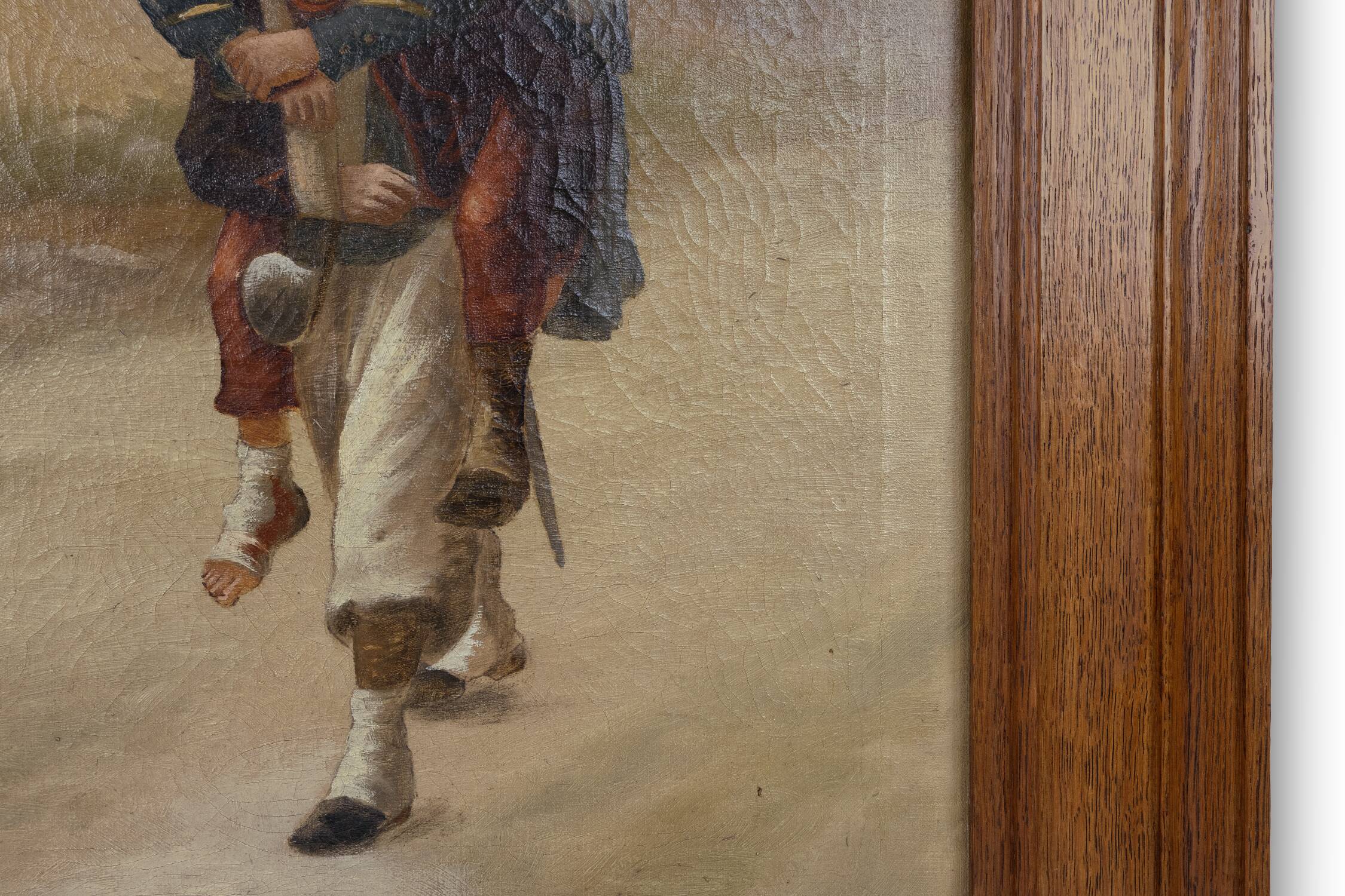 French oil painting in the style of Paul Louis Narcisse Grolleron, ca. 1900