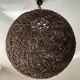 Vintage suspension Wicker ball 70s