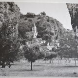 Anonymous silver photo orchard church south of france circa 1970