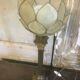 Lampe en bronze et nacre