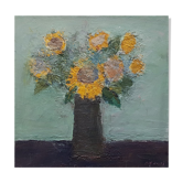 Peinture de Nagao Usui "Les tournesols"