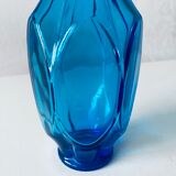 Blue glass decanter