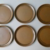 6 plates with starter or dessert, Sarreguemines Savoie model