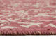 Tapis de laine rose fait main oriental unique 1980s
