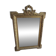 Grand miroir ancien en bois et stuc doré