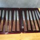 Box of 12 vintage table knives