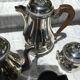Christofle House. Silver-plated tea and coffee service.