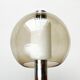 Floor lamp or globe table lamp in chrome and glass, mid-century space, 1960s.