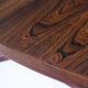 Vintage elm wood table with two extensions, France 1970