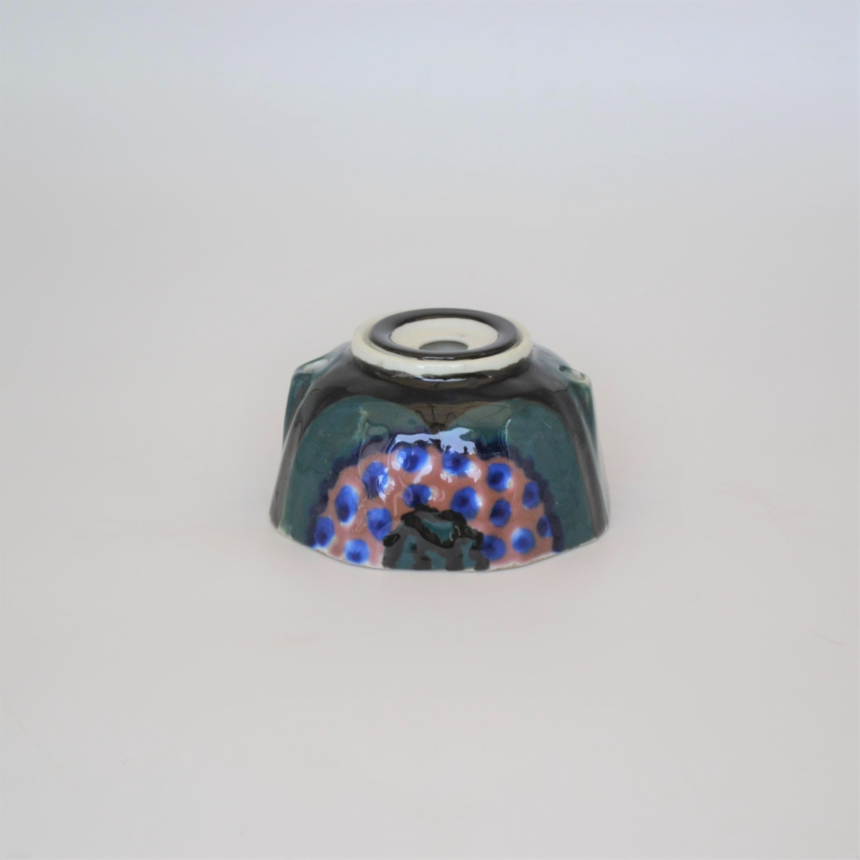 Limoges porcelain inkwell by Camille Tharaud