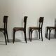 Pub Chairs from Thonet H-48, 1930s, Set of 4