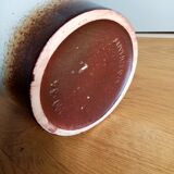 West Germany 290-34 vase in white and brown glazed ceramic