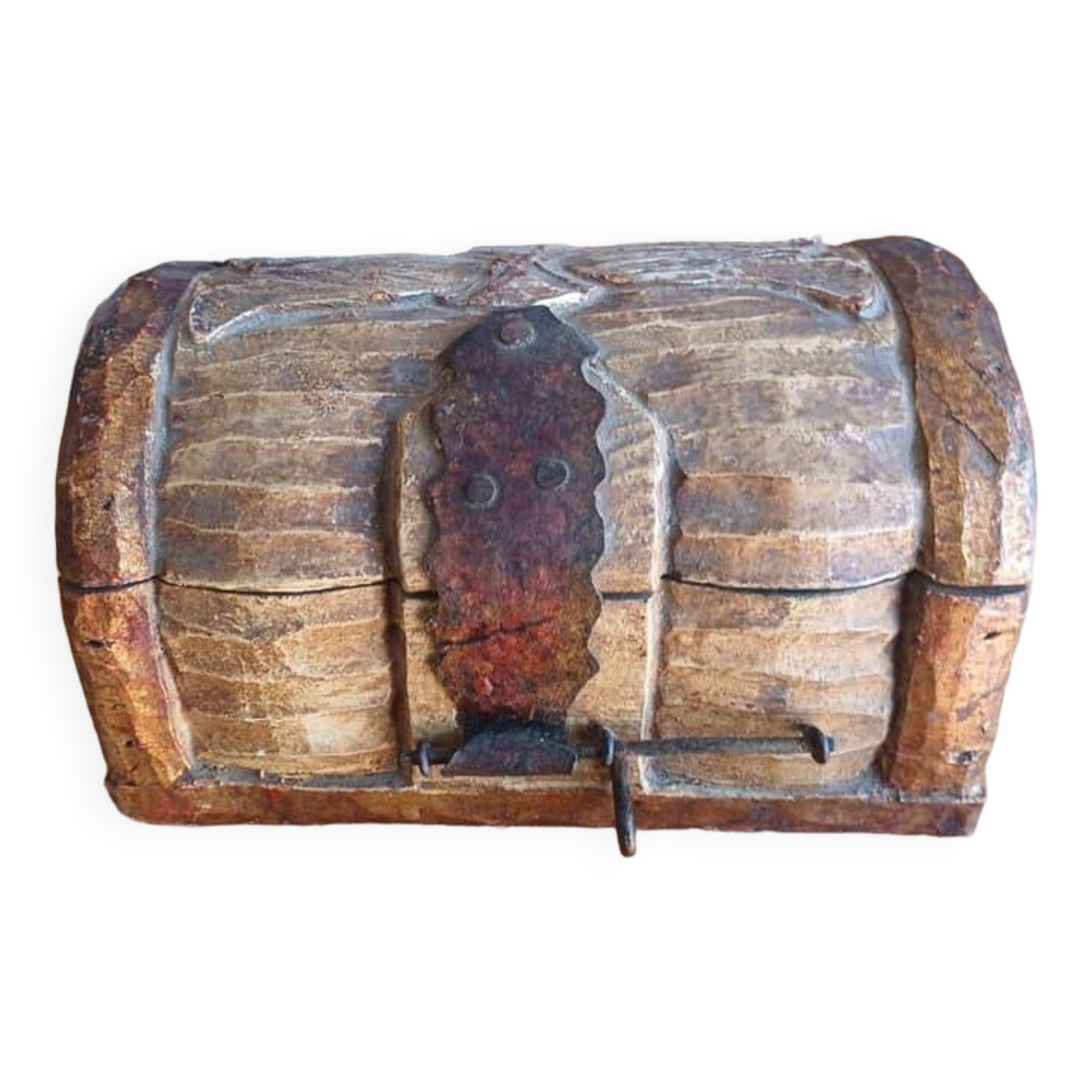 Old mini wooden chest