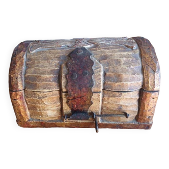 Old mini wooden chest