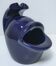 Grand cendrier poisson céramique bleue design vintage