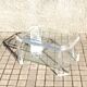 Coffee table DESIGN Modernist glass and transparent plexiglass Lucite DAVID LANGE 75x50