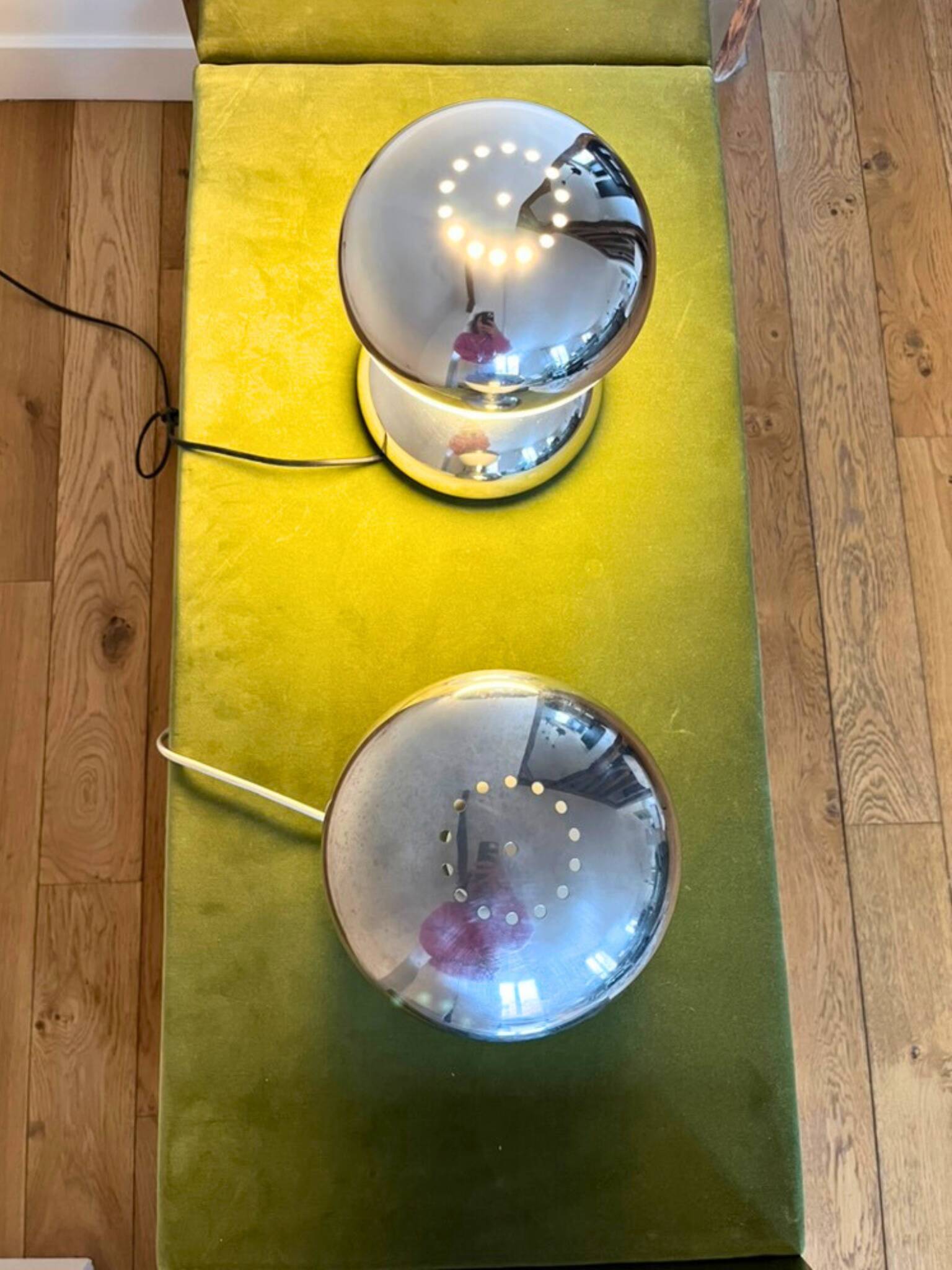 Pair of Diabolo table lamps – Goffredo Reggiani – Italy, 1970s