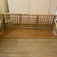 Vintage rattan wall shelf