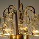Lustre du milieu du siècle à 4 niveaux avec 62 tubes années 60