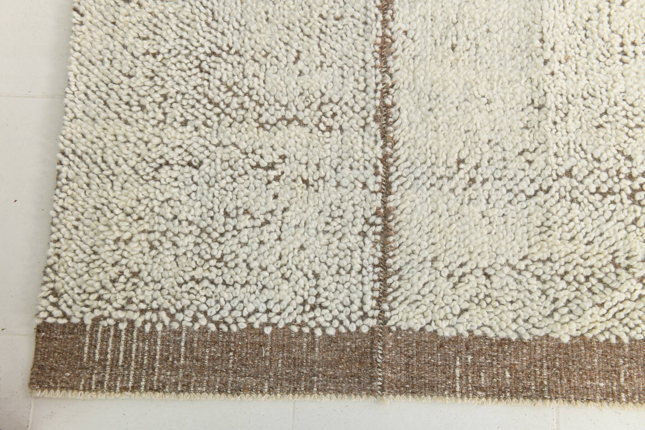 7x10 Kilim Brown & Beige Kilim Area Rug, 216x305Cm