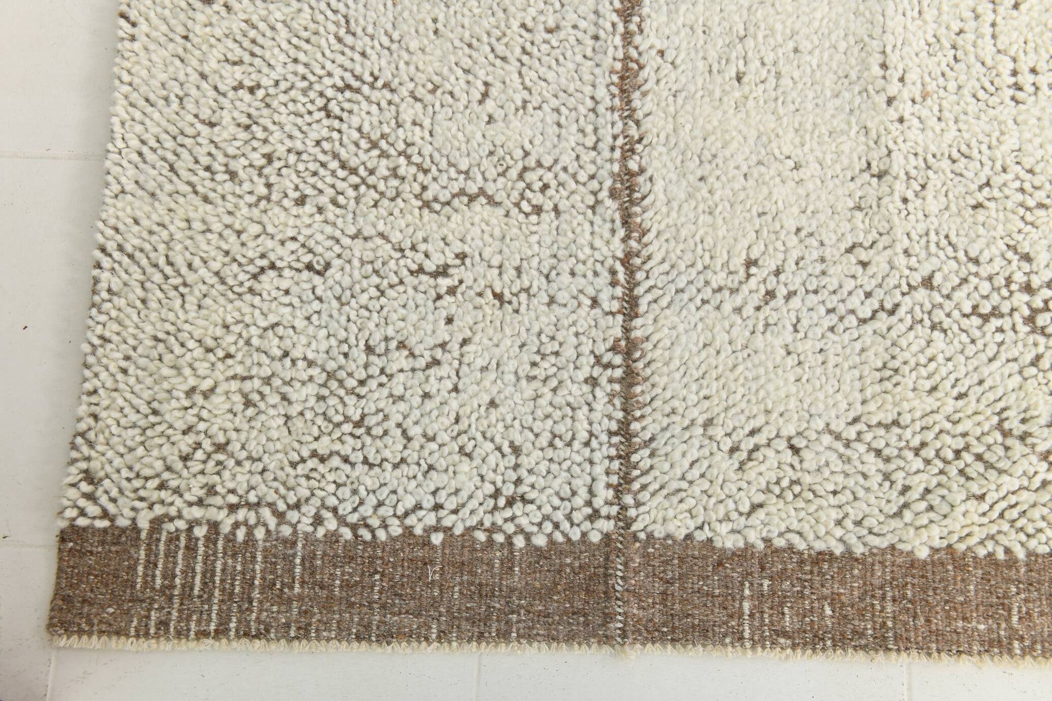 7x10 Kilim Brown & Beige Kilim Area Rug, 216x305Cm