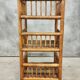 Vintage bamboo rack etagere
