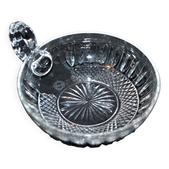 Tommy ice cream bowl in cut crystal from Saint-Louis