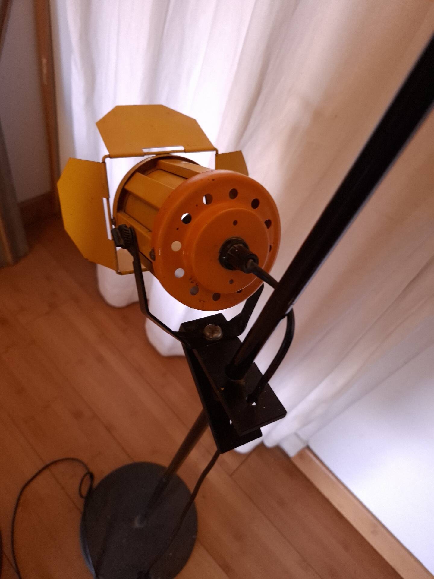 Standard lamp, Ikea reading lamp from the 80s.