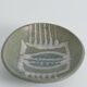 Midcentury-Modern Handmade Stoneware Bowl with Abstract Motif, 1960s