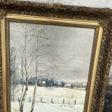 Tableau XIX Jacob Jackson - Winter Landscape with Birches