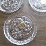6 crystal coasters