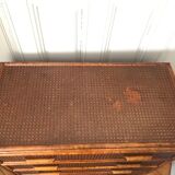 Chest of drawers rattan and caning