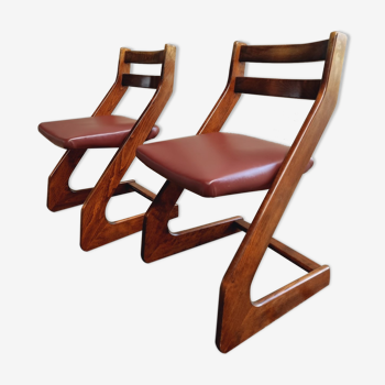 Ensemble de chaises design vintage Mid Century