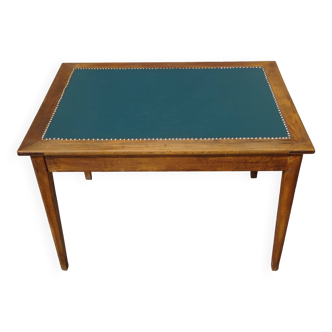 Table/desk with green leather top
