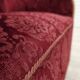 1960s, Danish armchair, cherry-red furniture velour.