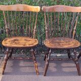 4 vintage bistro chairs