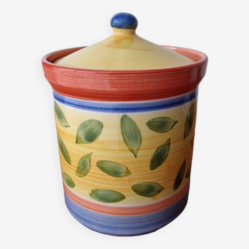 Pot avec couvercle en céramique A.Santos