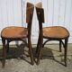 Pair of Baumann bistro chairs