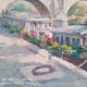 Edouard Leverd (1881-1950) oil on cardboard - 35 x 27 cm - bridge in Paris 1937