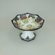 octagonal art deco BOWL footed bowl schramberg majolika 1920s hand-painted decor
