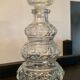 Vintage molded glass bottle France