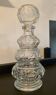 Vintage molded glass bottle France