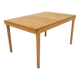 Scandinavian oak dining table, Erik Wørtz, Möbel-IKEA, Sweden, 1960