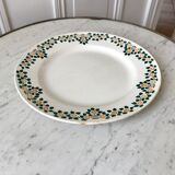 Round earthenware dish New Givors model "Rita" 30s